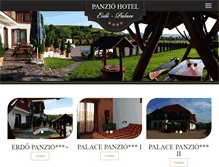 Tablet Screenshot of palacepanzio.ro
